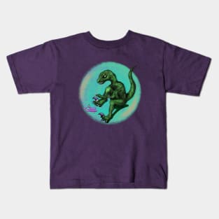 Dainty Dino Pedi Kids T-Shirt